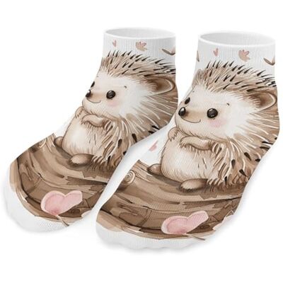 QMNVBDS Hérisson assis sur le haut Chaussettes longueur cheville Chaussettes courtes décontractées pour femme et homme Chaussettes de sport à coupe basse Chaussettes de course Chaussettes invisibles - Publicité QMNVBDS Hérisson assis sur le haut Chaussettes longueur cheville Chaussettes courtes décontractées pour femme et homme Chaussettes de sport à coupe basse Chaussettes de course Chaussettes invisibles - Publicité