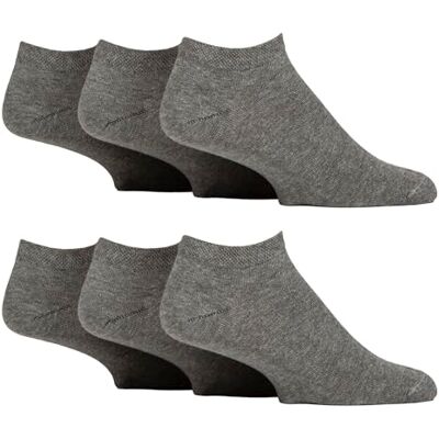 Gentle Grip 6 Paires Homme Chaussettes Courtes pour Diabetique Chaussettes Basses Extra Larges Sans Elastique (39-45, Gris) - Publicité Gentle Grip 6 Paires Homme Chaussettes Courtes pour Diabetique Chaussettes Basses Extra Larges Sans Elastique (39-45, Gris) - Publicité