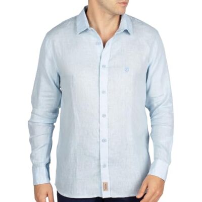 Shilton Chemise en Lin Natural Homme S/Ciel - Publicité Shilton Chemise en Lin Natural Homme S/Ciel - Publicité