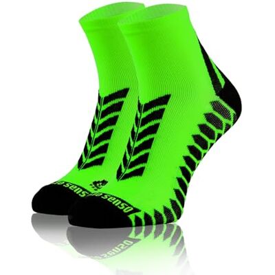 sesto senso 1 Paires Chaussettes Sport de Course Colorées Femme Homme 47-50 Vert - Publicité sesto senso 1 Paires Chaussettes Sport de Course Colorées Femme Homme 47-50 Vert - Publicité