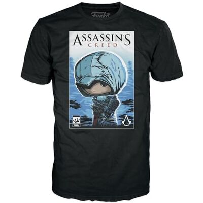 Funko Boxed Tee: Assassin's Assasins Creed Small (S) Assassin's Creed T-Shirt Vêtements Idée de à Manches Courtes pour Les Adultes Les Hommes et Les Femmes Games Fans - Publicité Funko Boxed Tee: Assassin's Assasins Creed Small (S) Assassin's Creed T-Shirt Vêtements Idée de à Manches Courtes pour Les Adultes Les Hommes et Les Femmes Games Fans - Publicité