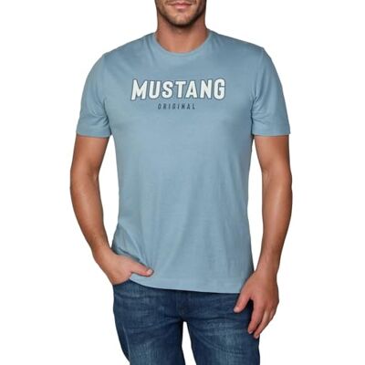 MUSTANG T-shirt d'été à manches courtes pour homme, coupe régulière, col rond, en coton, noir, blanc, bleu, gris, vert, tailles S, M, L, XL, XXL, 3XL, 4XL, 5XL, 6XL - Publicité MUSTANG T-shirt d'été à manches courtes pour homme, coupe régulière, col rond, en coton, noir, blanc, bleu, gris, vert, tailles S, M, L, XL, XXL, 3XL, 4XL, 5XL, 6XL - Publicité