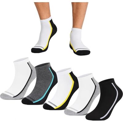 L&K-II 2331 Lot de 6 chaussettes de sport courtes en coton pour homme Respirantes Coupe basse Chaussettes d'été confortables pour le sport et les loisirs (noir, blanc, gris), Lot de 6 2331, 39 - Publicité L&K-II 2331 Lot de 6 chaussettes de sport courtes en coton pour homme Respirantes Coupe basse Chaussettes d'été confortables pour le sport et les loisirs (noir, blanc, gris), Lot de 6 2331, 39 - Publicité