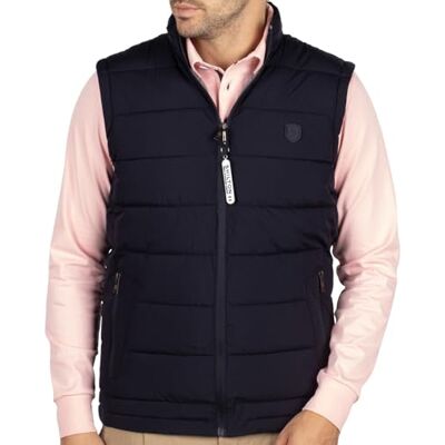 Shilton Doudoune sans manche patch homme XS/Navy - Publicité Shilton Doudoune sans manche patch homme XS/Navy - Publicité