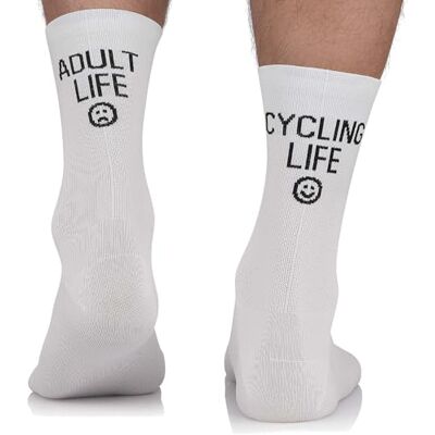TODO Chaussettes de Vélo Respirantes pour Hommes et Femmes Motif de Course - Publicité TODO Chaussettes de Vélo Respirantes pour Hommes et Femmes Motif de Course - Publicité
