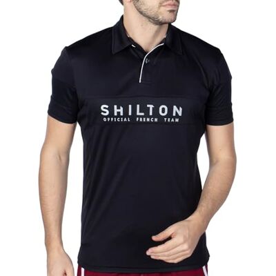 Shilton Polo Sport Bicolore Homme 3XL / Noir - Publicité Shilton Polo Sport Bicolore Homme 3XL / Noir - Publicité