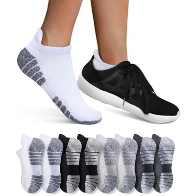 YouShow 8 Paires Chaussettes Homme Femme de Sport en Coton Socquettes Courtes Respirantes(2x Noir + 2x Blanc + 2x Gris clair + 2x Gris clair,35-38) - Publicité YouShow 8 Paires Chaussettes Homme Femme de Sport en Coton Socquettes Courtes Respirantes(2x Noir + 2x Blanc + 2x Gris clair + 2x Gris clair,35-38) - Publicité