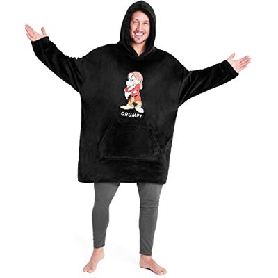 Disney Pull Plaid Homme Sweat Oversize en Polaire Grincheux (Noir) - Publicité Disney Pull Plaid Homme Sweat Oversize en Polaire Grincheux (Noir) - Publicité