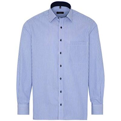 ETERNA Male Chemise rayé Comfort FIT 42_H_1/1, 1/1, Bleu - Publicité ETERNA Male Chemise rayé Comfort FIT 42_H_1/1, 1/1, Bleu - Publicité