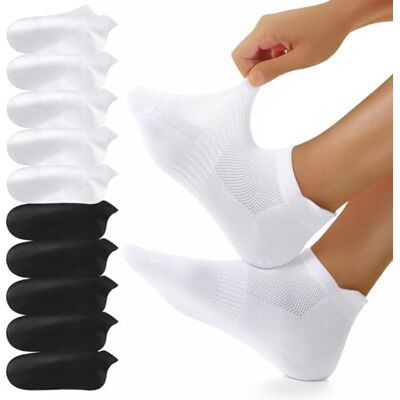 YouShow 10 Paires Chaussettes Basses Homme Femme, Confortables Chaussettes Courtes en Coton pour le Sport et les Loisirs Blanc Noir 47-50 - Publicité YouShow 10 Paires Chaussettes Basses Homme Femme, Confortables Chaussettes Courtes en Coton pour le Sport et les Loisirs Blanc Noir 47-50 - Publicité