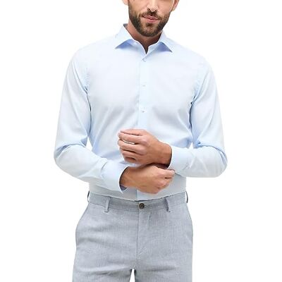 ETERNA Male Original Shirt uni Slim FIT 39_H_1/1, 1/1, Bleu Clair - Publicité ETERNA Male Original Shirt uni Slim FIT 39_H_1/1, 1/1, Bleu Clair - Publicité