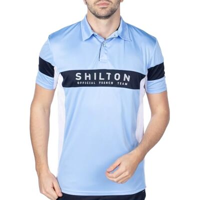 Shilton Polo Sport Bicolore Homme XL/Ciel X Navy - Publicité Shilton Polo Sport Bicolore Homme XL/Ciel X Navy - Publicité