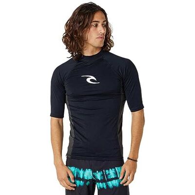 Rip Curl T-Shirt Anti-UV à Manches Courtes Waves UPF Perf pour Homme Protection UPF 50+ Imprimé élégant Coutures Flatlock durables Confortable - Publicité Rip Curl T-Shirt Anti-UV à Manches Courtes Waves UPF Perf pour Homme Protection UPF 50+ Imprimé élégant Coutures Flatlock durables Confortable - Publicité