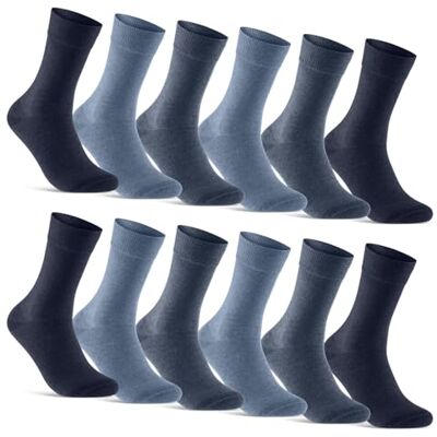 sockenkauf24 Chaussettes Homme Femme 12 Paires Confortable Coton Respirantes (Jeans Bleu Marine 35-38) - Publicité sockenkauf24 Chaussettes Homme Femme 12 Paires Confortable Coton Respirantes (Jeans Bleu Marine 35-38) - Publicité