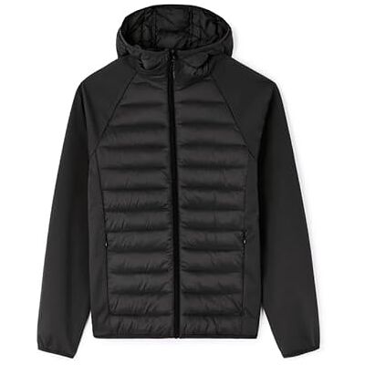 Celio Doudoune Softshell pour homme 1145191, Noir/transparent, M - Publicité Celio Doudoune Softshell pour homme 1145191, Noir/transparent, M - Publicité