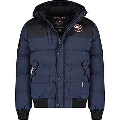Geographical Norway Volva Men Doudoune Matelassee Homme Veste Automne Hiver Manteau Chaud Doublure Blouson Coupe Vent Manches Longues Cadeau Ideal Decontracte Hommes (Marine L) - Publicité Geographical Norway Volva Men Doudoune Matelassee Homme Veste Automne Hiver Manteau Chaud Doublure Blouson Coupe Vent Manches Longues Cadeau Ideal Decontracte Hommes (Marine L) - Publicité