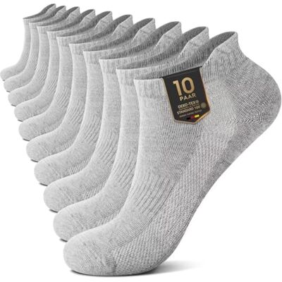 YouShow Lot de 10 paires de chaussettes de sport pour homme et femme Chaussettes courtes Respirantes Chaussettes de cheville Chaussettes de course Chaussettes en coton Demi-chaussettes, 39 - Publicité YouShow Lot de 10 paires de chaussettes de sport pour homme et femme Chaussettes courtes Respirantes Chaussettes de cheville Chaussettes de course Chaussettes en coton Demi-chaussettes, 39 - Publicité