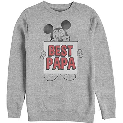 Disney Classic Mickey Amazing Dad Pull en polaire pour homme, Athletic chiné, 5X-Large grand - Publicité Disney Classic Mickey Amazing Dad Pull en polaire pour homme, Athletic chiné, 5X-Large grand - Publicité