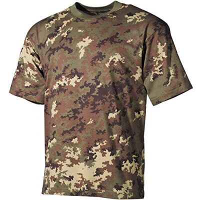 MFH - Vegetato Woodland - Coton 160g/m2 - L - T-shirt - Publicité MFH - Vegetato Woodland - Coton 160g/m2 - L - T-shirt - Publicité