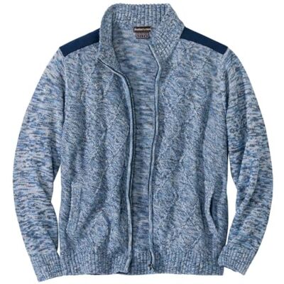 ATLAS FOR MEN Gilet Tricot et Suédine Exploration 3XL - Publicité ATLAS FOR MEN Gilet Tricot et Suédine Exploration 3XL - Publicité
