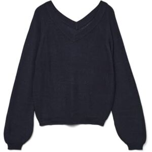 Vero Moda Vmnewlexsun Pull à col en V Double pour Femme GA, Blazer Bleu Marine., M - Publicité Vero Moda Vmnewlexsun Pull à col en V Double pour Femme GA, Blazer Bleu Marine., M - Publicité