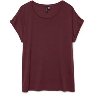 Vero Moda Vmava Plain SS Top GA JRS Noos pour Femme Tawny Port, L, Tawny Port, L - Publicité Vero Moda Vmava Plain SS Top GA JRS Noos pour Femme Tawny Port, L, Tawny Port, L - Publicité