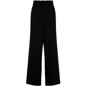 Morgan Chino Noir uni à Coupe Bootcut et Taille élastiquée et Poches à l'italienne Taille 46 - Publicité Morgan Chino Noir uni à Coupe Bootcut et Taille élastiquée et Poches à l'italienne Taille 46 - Publicité