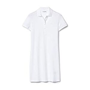 Lacoste Robe Slim Fit Femme , Blanc, 38 - Publicité Lacoste Robe Slim Fit Femme , Blanc, 38 - Publicité
