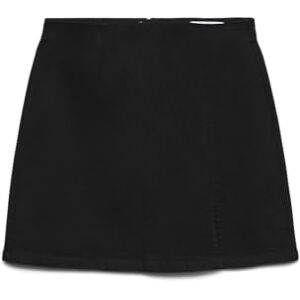 Vero Moda Vmnelly HR DNM Mix Noos Jupe Courte, Noir, S - Publicité Vero Moda Vmnelly HR DNM Mix Noos Jupe Courte, Noir, S - Publicité