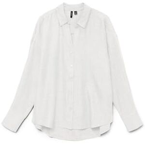 Vero Moda Chemise VMMELANEY pour Femme, Blanche-Neige, L - Publicité Vero Moda Chemise VMMELANEY pour Femme, Blanche-Neige, L - Publicité