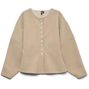 Vero Moda O-Neck Vmklea Ls Cardigan à col Rond JRS GA, Gris Clair, S Femme - Publicité Vero Moda O-Neck Vmklea Ls Cardigan à col Rond JRS GA, Gris Clair, S Femme - Publicité