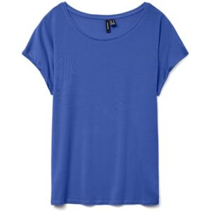 Vero Moda Femme Vmava Plain SS Top GA JRS Noos, Bleu Dazzling, XL EU - Publicité Vero Moda Femme Vmava Plain SS Top GA JRS Noos, Bleu Dazzling, XL EU - Publicité