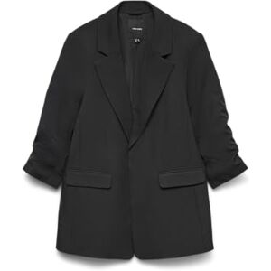 Vero Moda Vmfrida Blazer 3/4 Regular Glitter Noos, Noir, 40 Femmes - Publicité Vero Moda Vmfrida Blazer 3/4 Regular Glitter Noos, Noir, 40 Femmes - Publicité