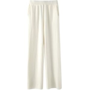 AMOUSDRDR Pantalons de confort en cachemire pour femmes, doux et pour salon, style jogger, laine tricotée, taille élastique, jambe droite, pour automne et hiver - Publicité AMOUSDRDR Pantalons de confort en cachemire pour femmes, doux et pour salon, style jogger, laine tricotée, taille élastique, jambe droite, pour automne et hiver - Publicité