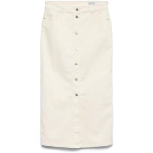 Vero Moda VMWILD Jupe en Jean pour Femme Taille Haute Jupe Longue, Blanc., M - Publicité Vero Moda VMWILD Jupe en Jean pour Femme Taille Haute Jupe Longue, Blanc., M - Publicité