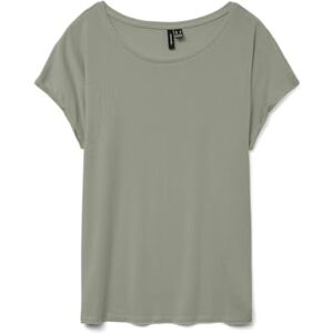 Vero Moda Vmava Plain SS Top GA JRS Noos, Sable, L - Publicité Vero Moda Vmava Plain SS Top GA JRS Noos, Sable, L - Publicité