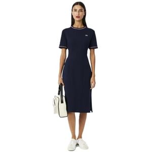 Lacoste Robe Ref 64995 GWI Bleu Bleu 42 - Publicité Lacoste Robe Ref 64995 GWI Bleu Bleu 42 - Publicité