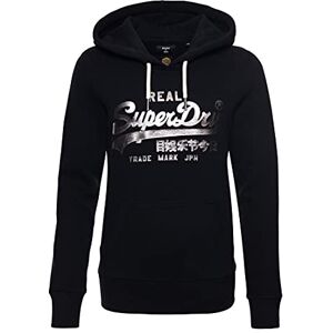 Superdry VL Boho Sparkle Hood BB Sweat-Shirt à Capuche pour Femme, Noir, M - Publicité Superdry VL Boho Sparkle Hood BB Sweat-Shirt à Capuche pour Femme, Noir, M - Publicité