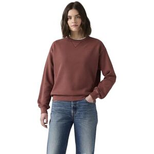 Levis Femme Sweatshirt Heritage Crewneck en Coton, Standard Fit, Rouge (H225 Garment Dye and), M - Publicité Levis Femme Sweatshirt Heritage Crewneck en Coton, Standard Fit, Rouge (H225 Garment Dye and), M - Publicité