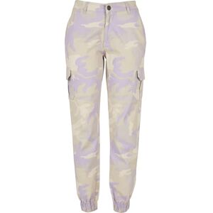 Urban Classics Ladies High Waist Camo Cargo Pants Pantalon Femme, Purple Camo, 29 - Publicité Urban Classics Ladies High Waist Camo Cargo Pants Pantalon Femme, Purple Camo, 29 - Publicité