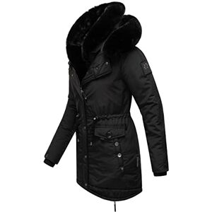 Navahoo Parka d'hiver chaude pour femme avec double capuche en fausse fourrure Sweety Deluxe XS-XXL, Noir , S - Publicité Navahoo Parka d'hiver chaude pour femme avec double capuche en fausse fourrure Sweety Deluxe XS-XXL, Noir , S - Publicité