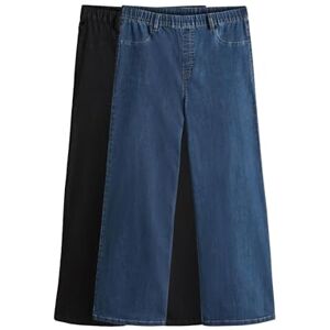 THE SET Femme Jegging Large en Denim, Lot de 2 Black/Dark Blue 36 - Publicité THE SET Femme Jegging Large en Denim, Lot de 2 Black/Dark Blue 36 - Publicité