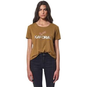 Kaporal T-Shirt Kaki Femme  XS Marron - Publicité