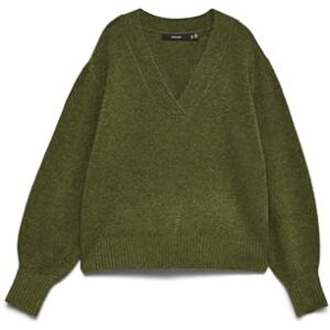 Vero Moda Vmboom Ls Pull à col en V Noos, Cyprès, S - Publicité Vero Moda Vmboom Ls Pull à col en V Noos, Cyprès, S - Publicité