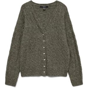 Vero Moda Ls V-Neck Vmmarlin Cardigan à col en V, Grape Leaf, M Femme - Publicité Vero Moda Ls V-Neck Vmmarlin Cardigan à col en V, Grape Leaf, M Femme - Publicité