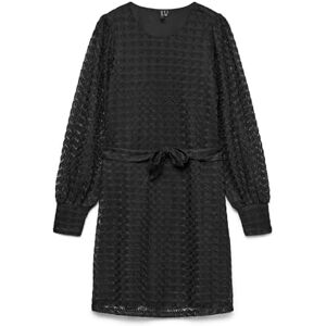 Vero Moda Ls O-Neck Lace Dress Vmbecca JRS Noos Robe en Dentelle à col Rond, Noir, S Femmes - Publicité Vero Moda Ls O-Neck Lace Dress Vmbecca JRS Noos Robe en Dentelle à col Rond, Noir, S Femmes - Publicité
