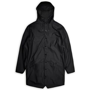 RAINS Long Jacket Veste imperméable, 01 Noir, XL Mixte - Publicité RAINS Long Jacket Veste imperméable, 01 Noir, XL Mixte - Publicité