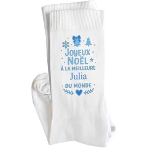 Planetee Chaussette Joyeux noël à la meilleure Julia Taille 36-40 Cadeau Fantaisie Secret Santa Collègue Drôle Anniversaire Noël Humour - Publicité Planetee Chaussette Joyeux noël à la meilleure Julia Taille 36-40 Cadeau Fantaisie Secret Santa Collègue Drôle Anniversaire Noël Humour - Publicité