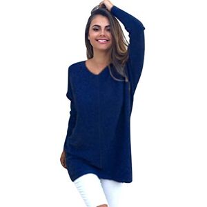 Pengniao Pull Long Femme Col V Oversize Tricot Pull Grosse Maille Femme Chandail Femme Large Pull Grosses Mailles Manche Longue Femme Chaud Loose Ample Hiver Chandails Sweater Manches Longues Chic Bleu Foncé M - Publicité Pengniao Pull Long Femme Col V Oversize Tricot Pull Grosse Maille Femme Chandail Femme Large Pull Grosses Mailles Manche Longue Femme Chaud Loose Ample Hiver Chandails Sweater Manches Longues Chic Bleu Foncé M - Publicité