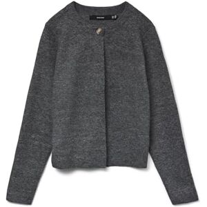 Vero Moda VMMARINA Cardigan en Tricot pour Femme, Gris foncé mélangé, L - Publicité Vero Moda VMMARINA Cardigan en Tricot pour Femme, Gris foncé mélangé, L - Publicité